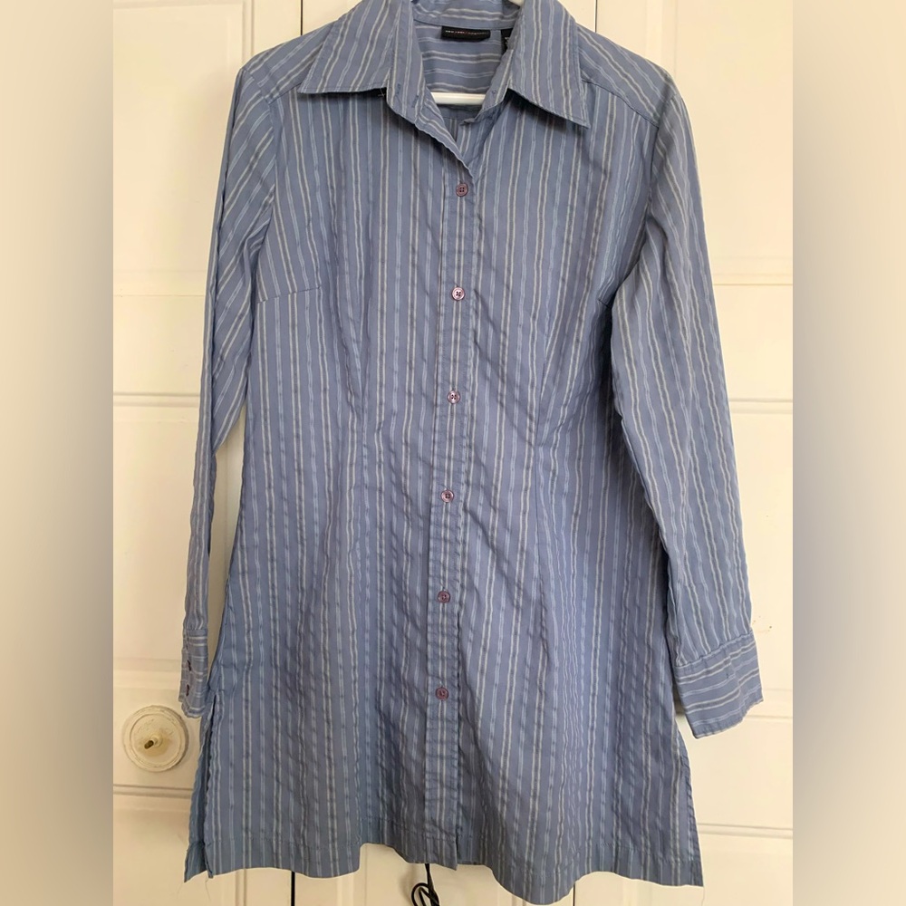 New York‎ & Company Long Sleeve Shirt Dress Sz Large